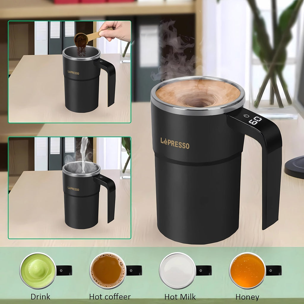 LePresso Stirmagic Auto Stirring Mug