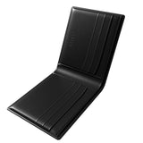 Levelo Billfold Men’s Genuine Leather Wallet – Black