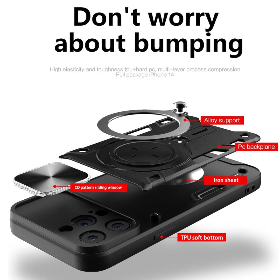 iPhone 17 - 17 Pro - 17 Pro Max Magnetic Military Grade Case