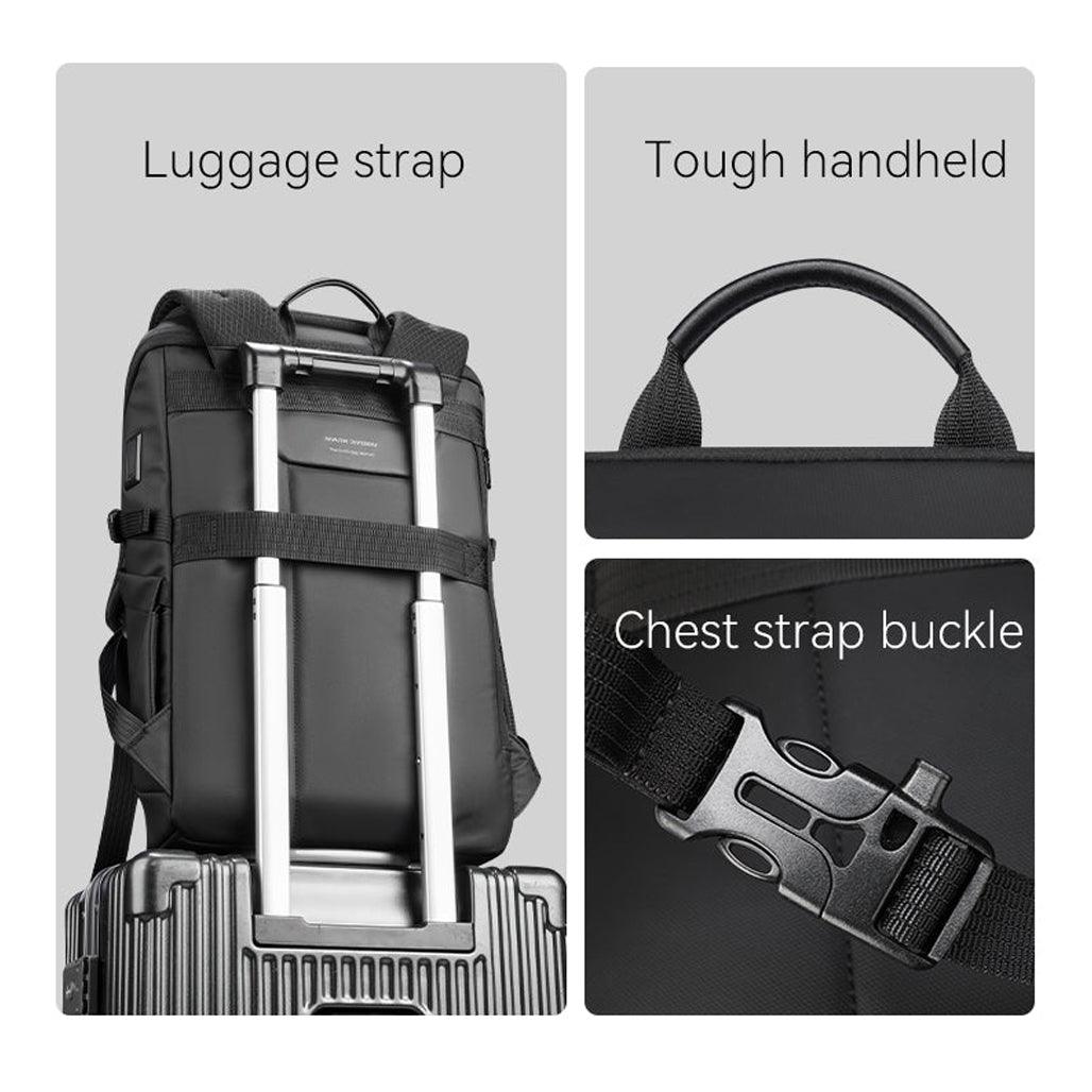 Mark Ryden AeroShield MR6886 Waterproof 15.6” Laptop Backpack with USB Charging Port - Saleshubstore