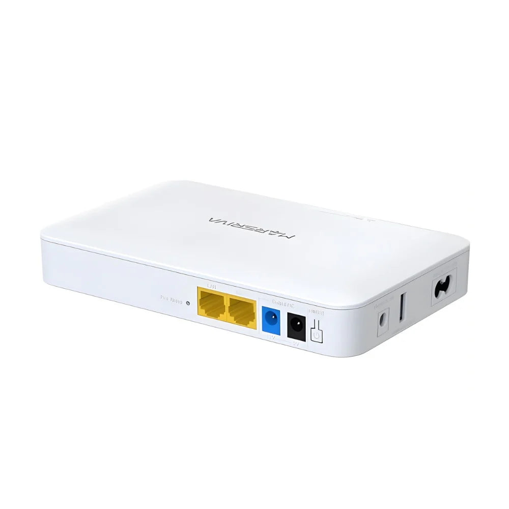 Marsriva KP2 Series Smart Mini DC UPS – Backup Power for Wi-Fi Routers, Cameras & CPE