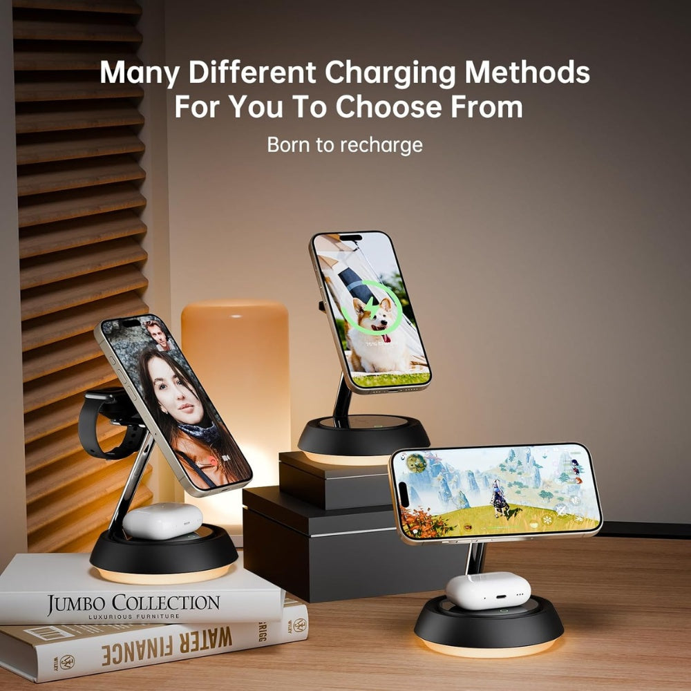 Mcdodo 3-in-1 15W Night Light Magnetic Wireless Charger