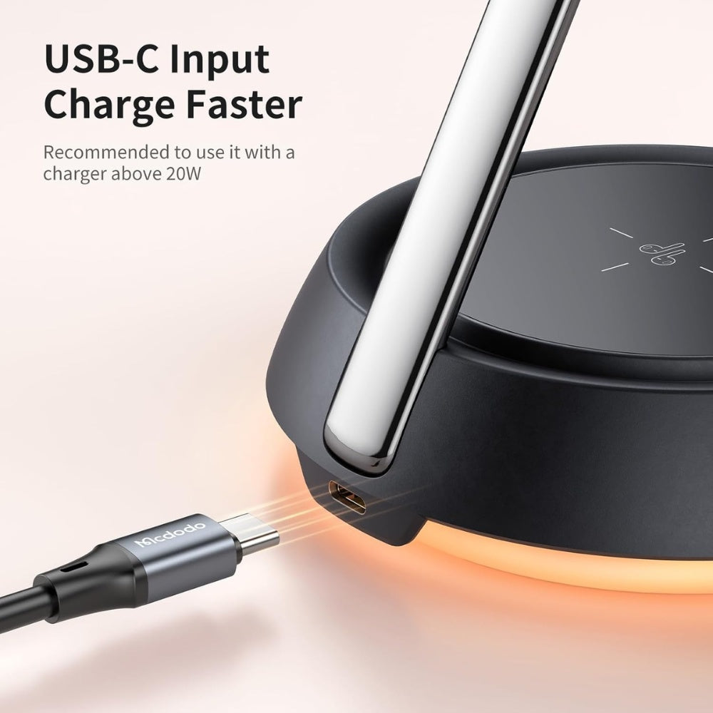Mcdodo 3-in-1 15W Night Light Magnetic Wireless Charger