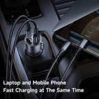 Mcdodo 75W Digital Display Car Charger