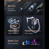 Mcdodo 75W Digital Display Car Charger