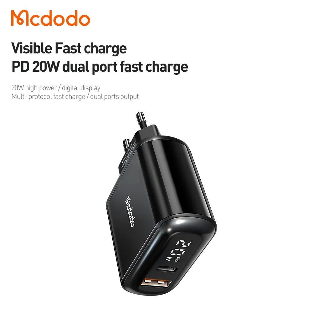 Mcdodo 20W Dual Port Fast Charger Kit
