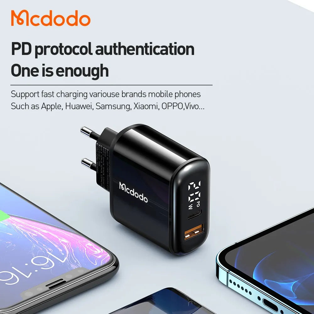 Mcdodo 20W Dual Port Fast Charger Kit