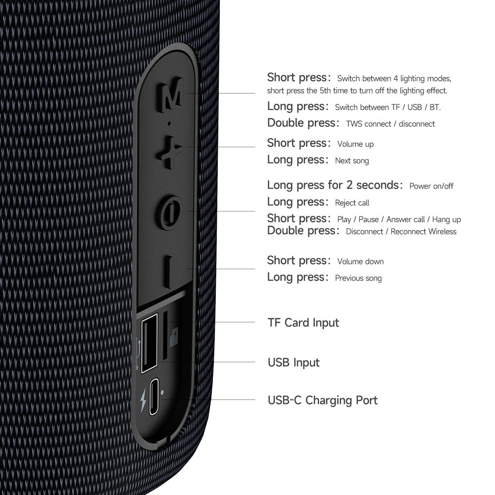 Mcdodo Portable Wireless Speaker BS-1410