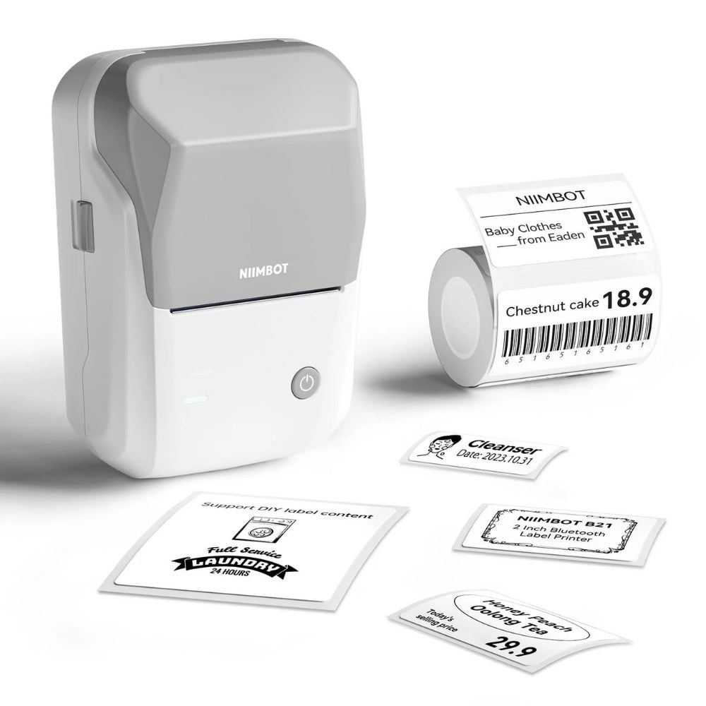 NIIMBOT B1 Inkless Label Maker – Portable Thermal Label Printer with App Control