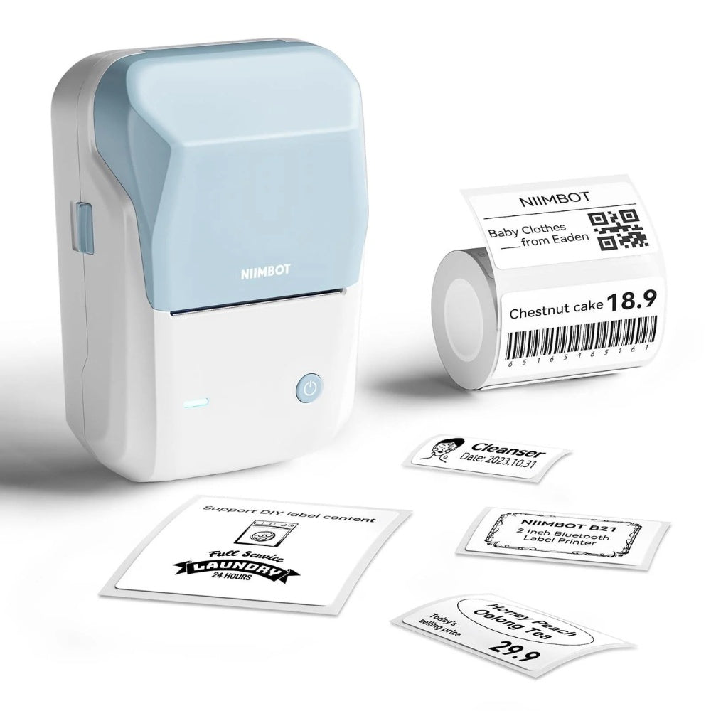 NIIMBOT B1 Inkless Label Maker – Portable Thermal Label Printer with App Control