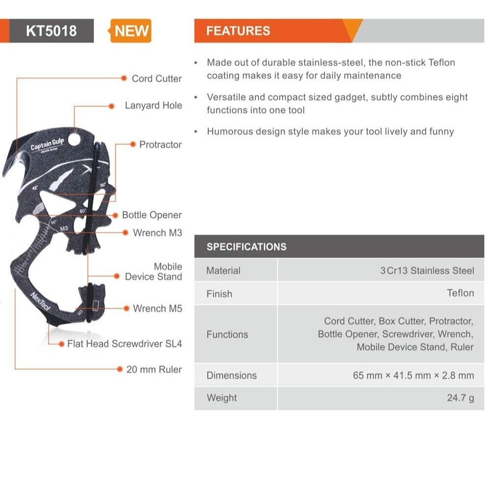 Nextool Captain Gulp Multi-Tool
