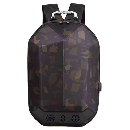 OZUKO 9205 15.6" Hard Shell Laptop Backpack With Speaker - Saleshubstore