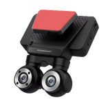 Powerology Dual Lens 4K Dash Camera – 3″ Touch Display, Front & Rear Recording (Black)