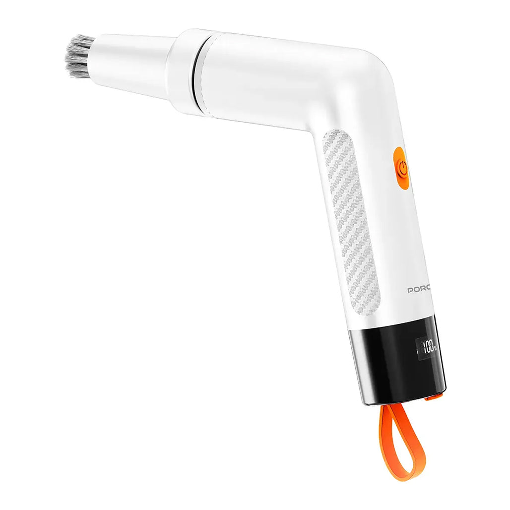 Porodo Lifestyle MiniSpin Electric Cleaning Brush – 320 RPM Cordless Multi-Surface Scrubber