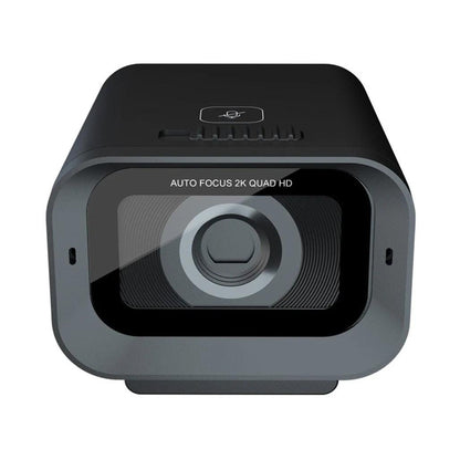 Porodo Gaming 2K 30fps Auto Focus Webcam with Built-in Mic, Tripod & Privacy Cover - Saleshubstore