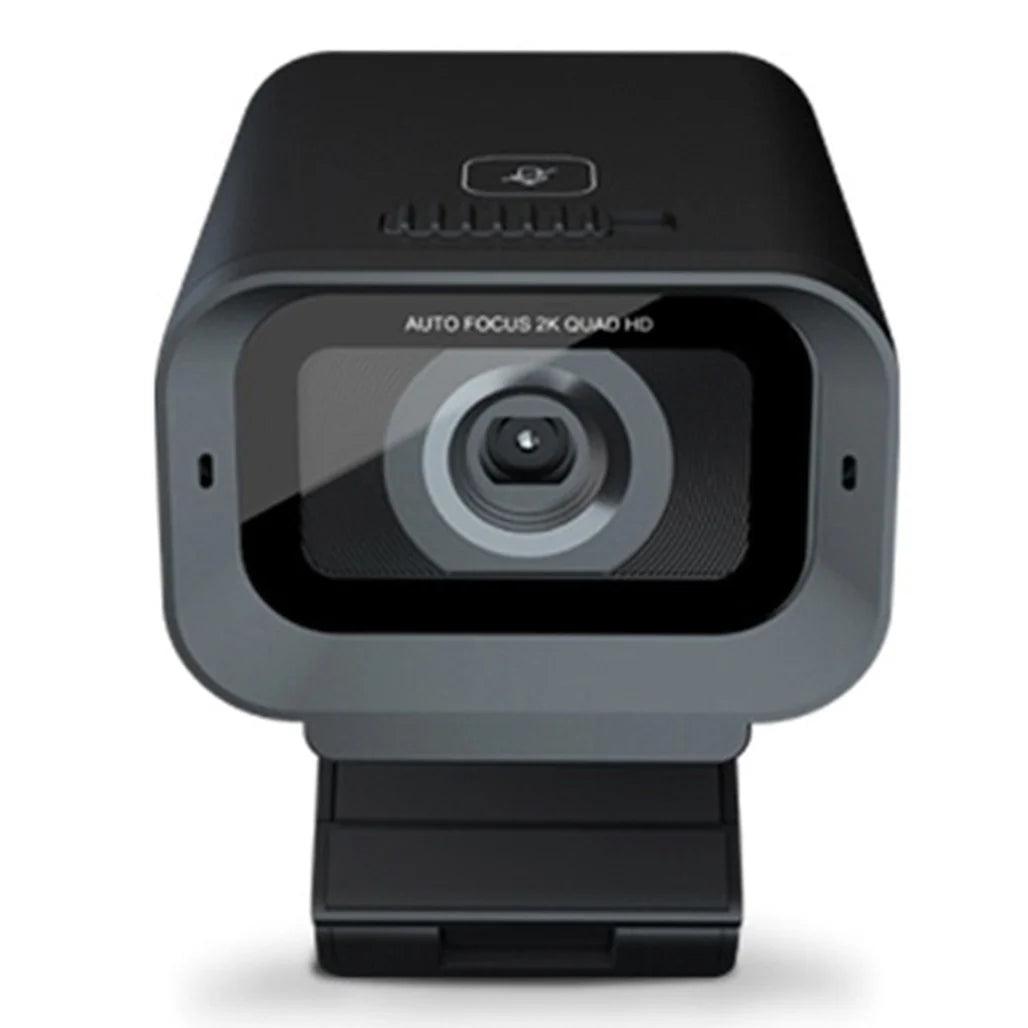 Porodo Gaming 2K 30fps Auto Focus Webcam with Built-in Mic, Tripod & Privacy Cover - Saleshubstore