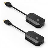Powerology Wireless HDMI Mirroring Adaptor Pair with USB-C Cable Full HD 1080P – Black - PHDMRABK