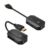 Powerology Wireless HDMI Mirroring Adaptor Pair with USB-C Cable Full HD 1080P – Black - PHDMRABK