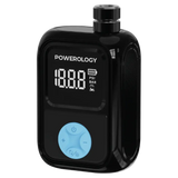 Powerology Portable Electric Tire Inflator – Fast Digital Air Compressor (Black)