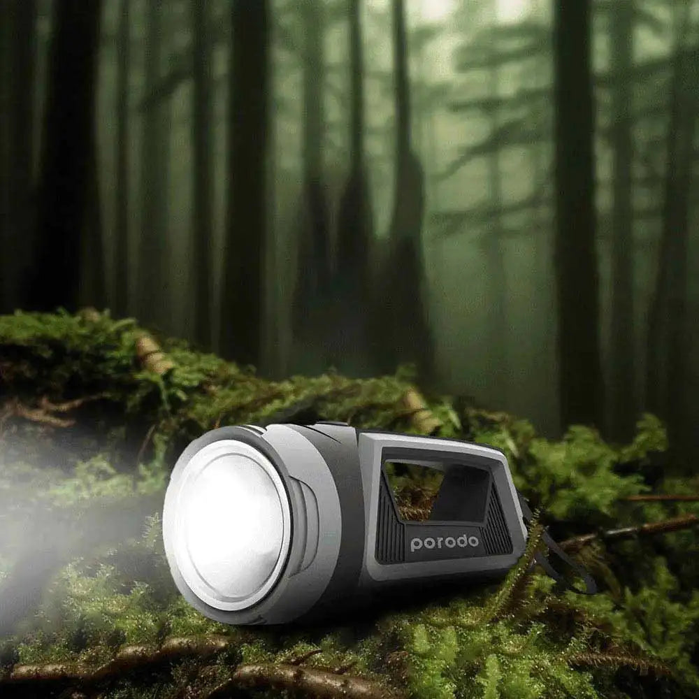Porodo 2-in-1 Outdoor Torch & Lamp With Built-in Battery