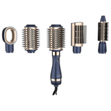 Porodo Hot Air Brush Styling Set with Straightening & Curling Tool