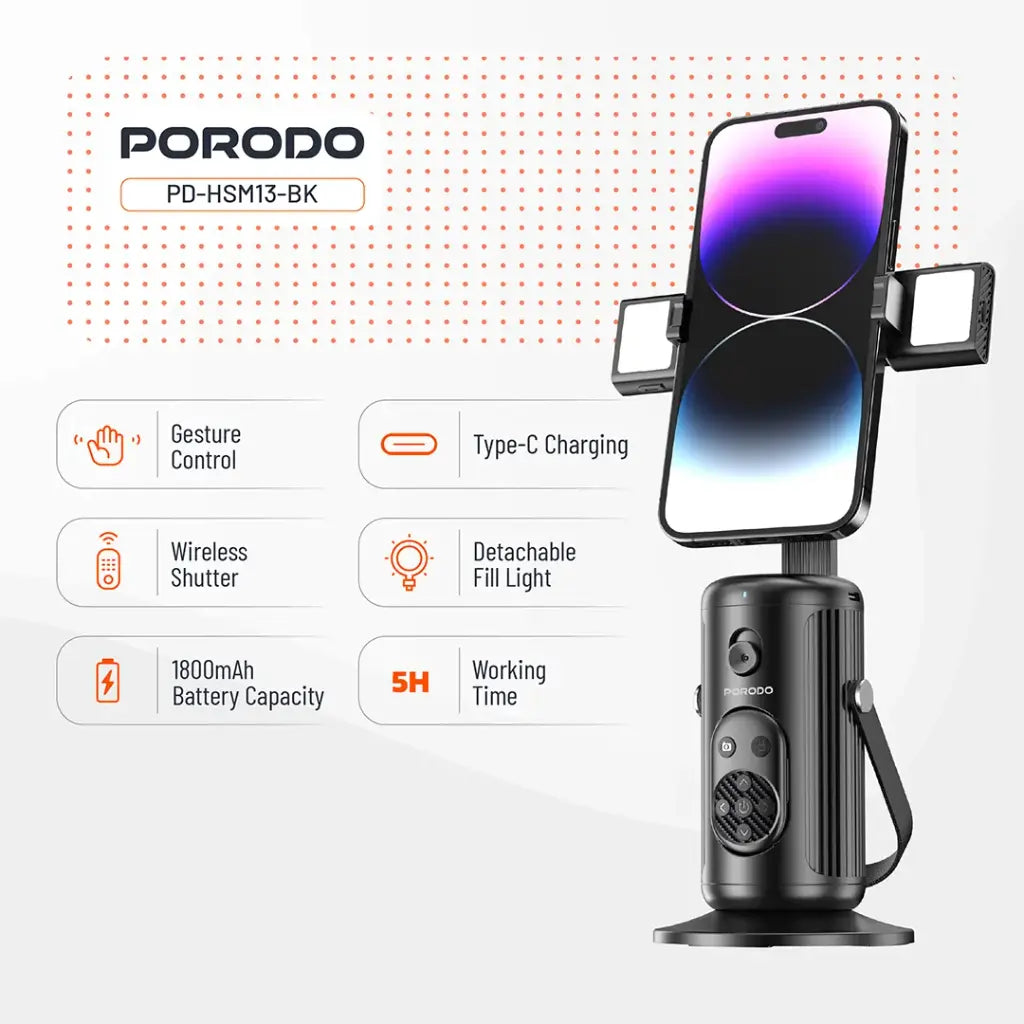 Porodo Face Tracking Smart Mount Holder