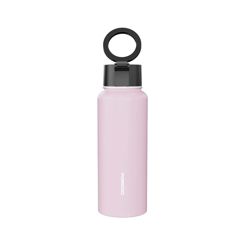 Porodo Lifestyle 1L Magnetic Mount Stainless Steel Water Bottle