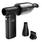 Porodo Lifestyle 2-in-1 Portable Vacuum Cleaner & Air Duster – Compact Cleaning Tool (Black)