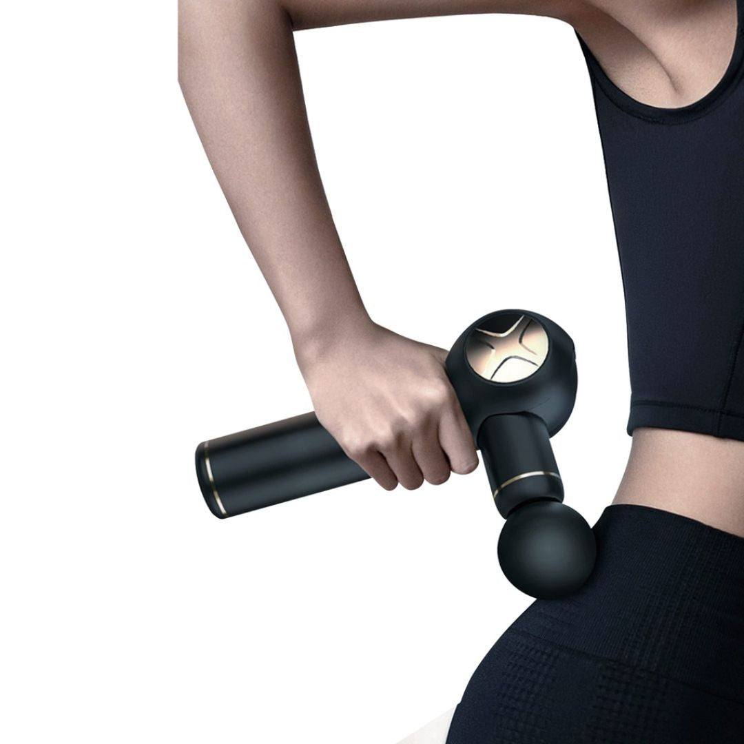 Porodo Adjustable Massage Gun with 5 Heads