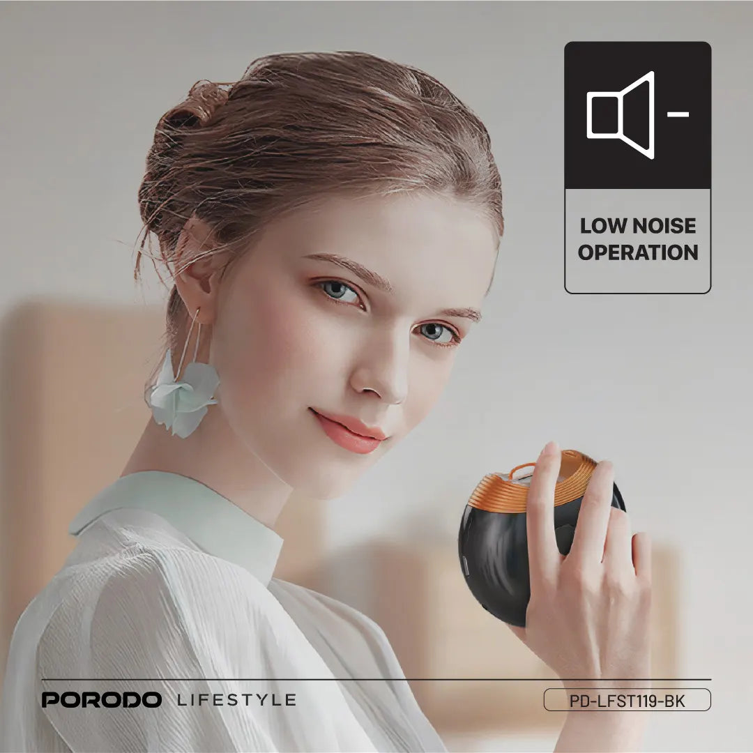 Porodo Lifestyle All-In-One Nail Trimmer Set – Complete Grooming Kit (Black)