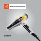 ⁠Porodo Lifestyle Crystal Shell Hair Dryer