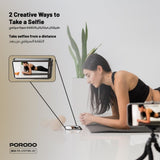Porodo Lifestyle Selfie Screen Monitor Magnetic Mirroring Device