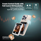 Porodo Lifestyle Selfie Screen Monitor Magnetic Mirroring Device