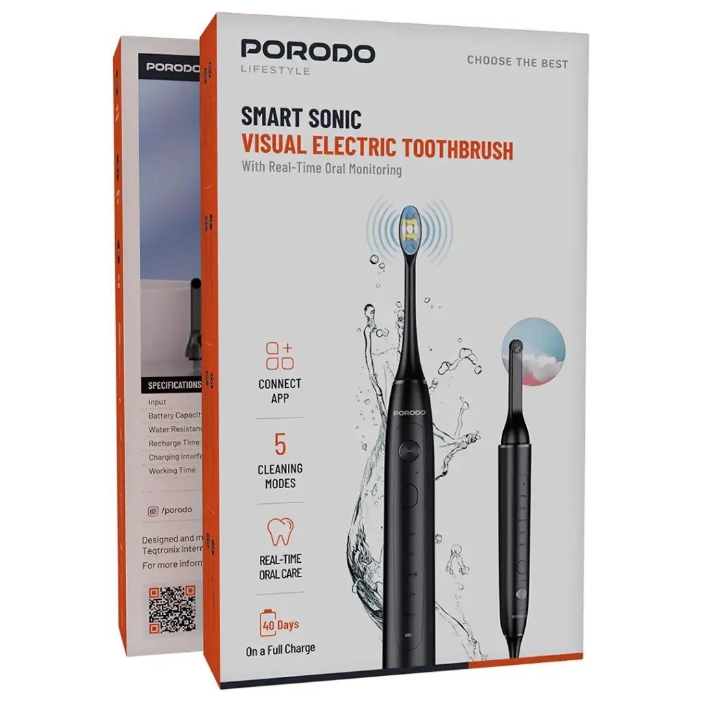Porodo Smart Sonic Electric Toothbrush