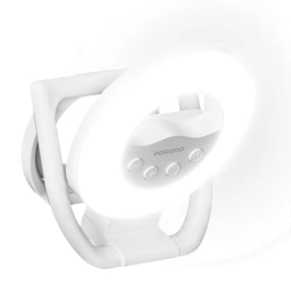 Porodo SnapBright Magnetic LED Fill Light – Adjustable Brightness Compact Light (White)