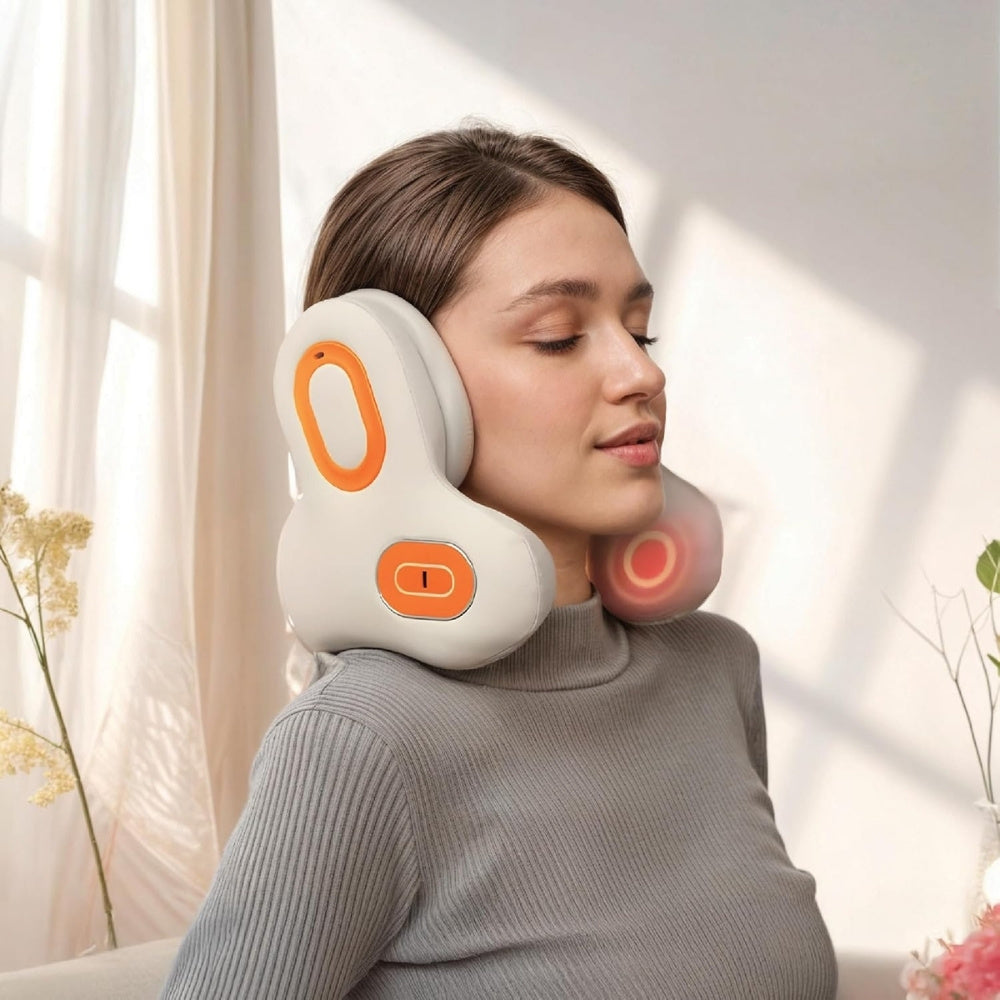 Porodo Lifestyle ZenComfort Neck Pillow with 3D ANC Headphones