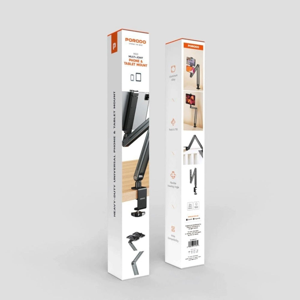 Porodo Multi-Joint Phone & Tablet Mount