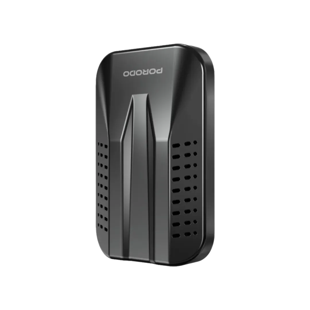 Porodo Wireless CarPlay with Split Screen Support – Smart Car Multimedia Adapter (Black)