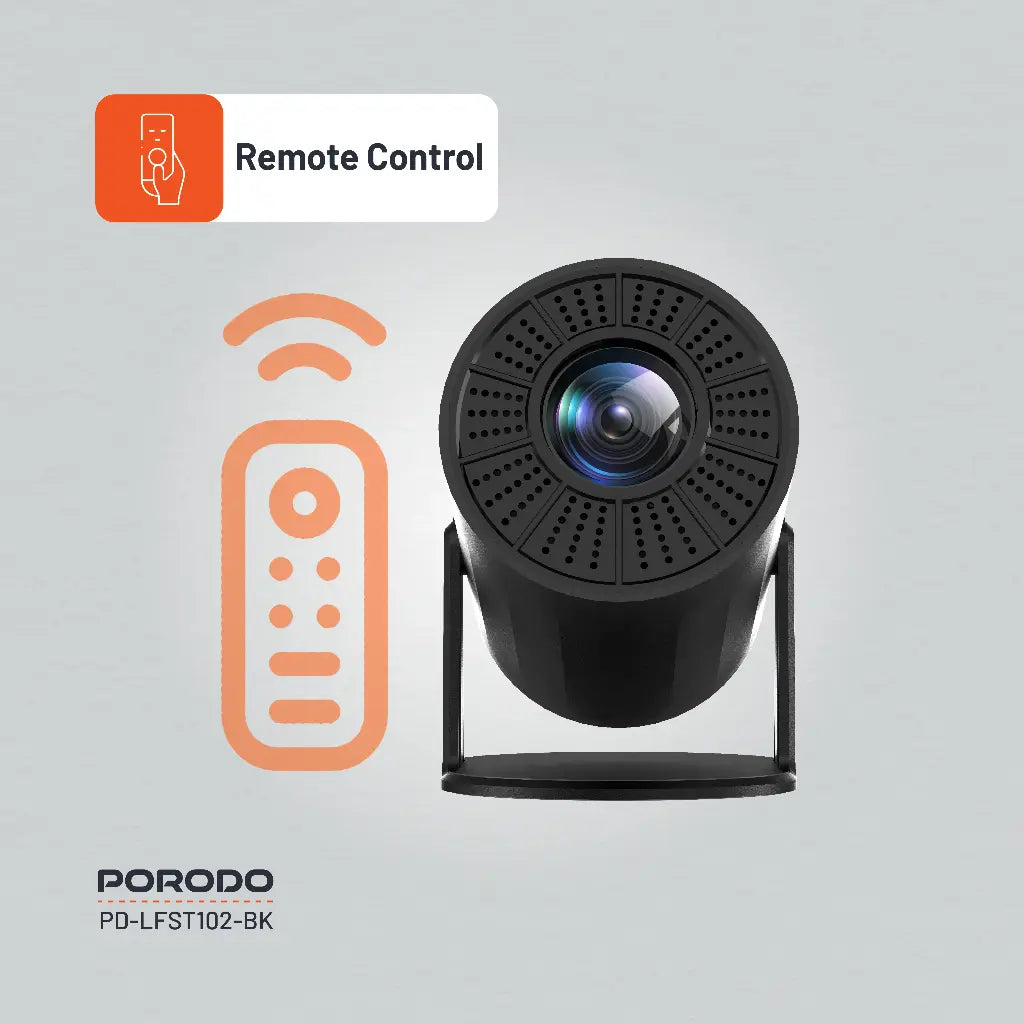 Porodo Wireless Smart Android Multi-Angle Projector