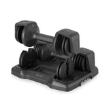 Porodo 12.5 LB Double Adjustable Smart Dumbbell - Black - image 2