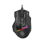 Porodo Gaming 8D RGB Wired Gaming Mouse DPI 7200 - Black - image 3