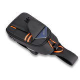 Porodo Gaming Water-Resistant PU Sling Bag With USB-C Port - Black - image 2