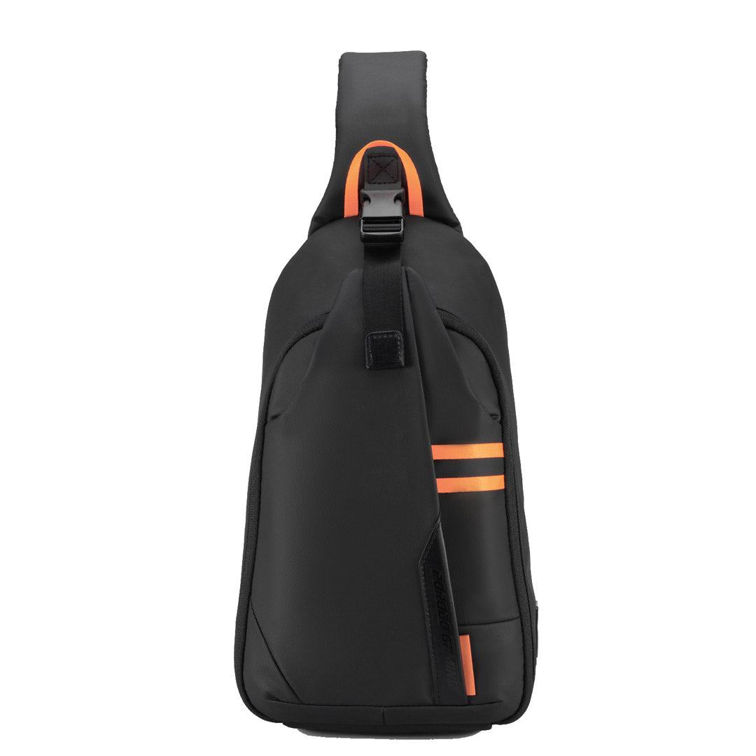 Porodo Gaming Water-Resistant PU Sling Bag With USB-C Port - Black - image 4