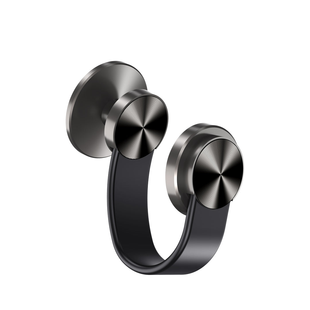 Porodo MagSafe N52 Magnetic Head and Suction Base Car Mount With Flexible body - Black - image 3