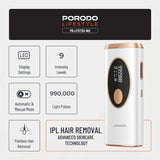 Porodo Lifestyle IPL Hair Removal Advanced Skincare Technology - White - image 3