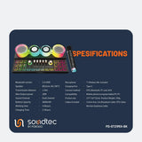 Porodo Soundtec Audiolink Multi-Platform Audio Mixer and Speaker - Black - image 4