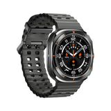 Porodo Voyager Smart Watch black metal strap view