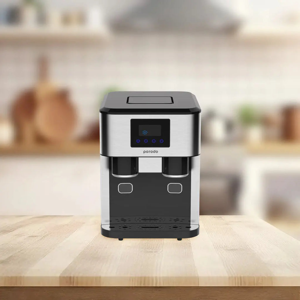 Porodo 3-in-1 Ice Maker with Crusher and Cold Water Dispenser - Black - additional image 2