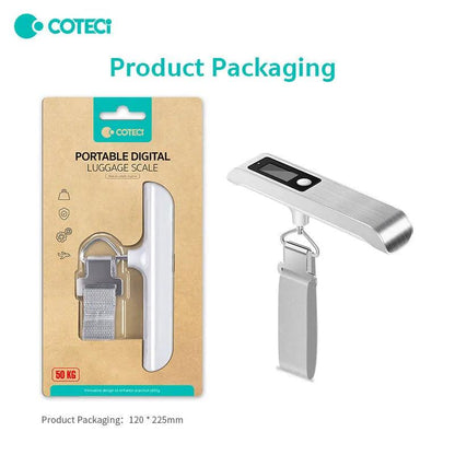СОТЕСі TR-010 Portable Digital Luggage Scale 50 KG - Saleshubstore