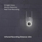 Powerology Built-In Solar Pan & Tilt Outdoor Camera
